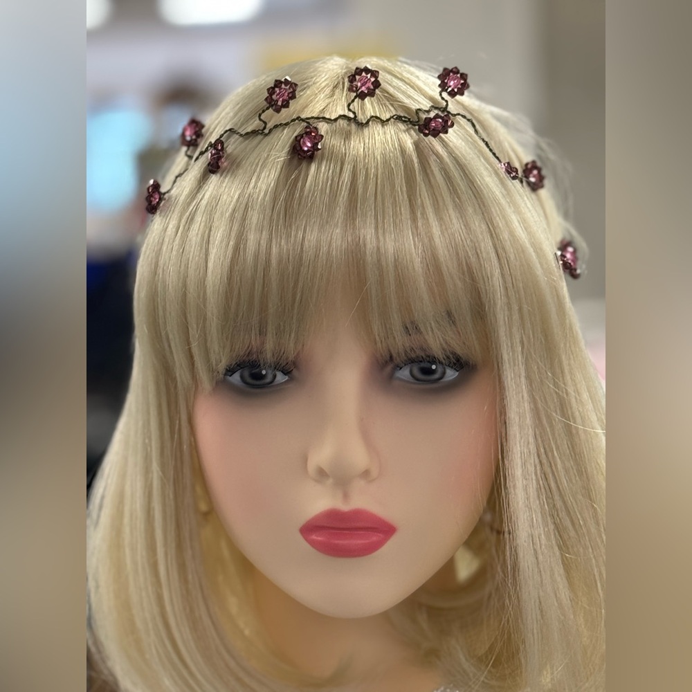 Colette Malouf NY Crystal Flower Hairband